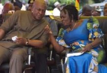 John Mahama and Prof Jane Naana Opoku Agyemang