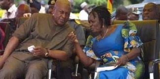 John Mahama and Prof Jane Naana Opoku Agyemang