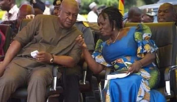 John Mahama and Prof Jane Naana Opoku Agyemang