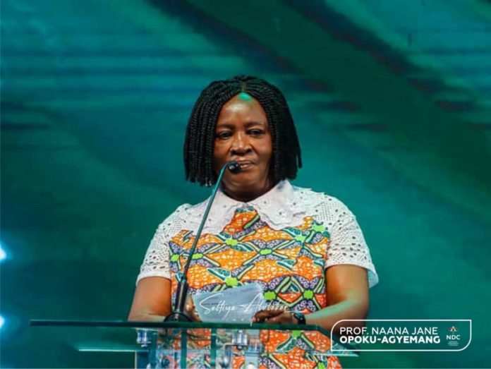 Prof Jane Naana Opoku-Agyemang addressing attendants at the TEIN App launch on Monday. Prof Jane Naana Opoku-Agyemang addressing attendants at the TEIN App launch on Monday.