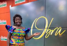 Nhyira Fm’s Mama Effe Amanor honoured with a Special Kente cloth woven in her name