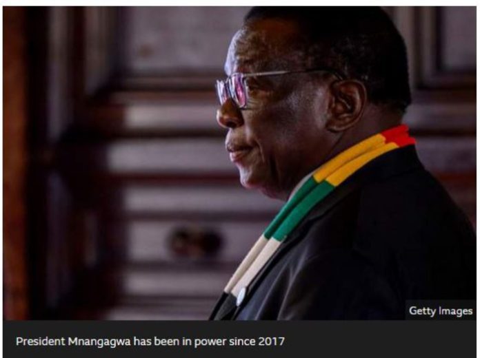 President Mnangagwa has been in power since 2017 (1)