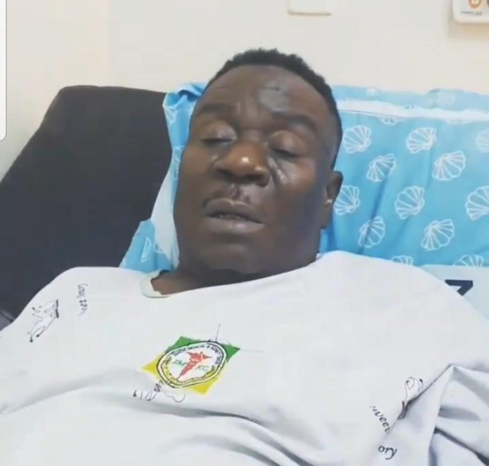 Mr Ibu hospitalized