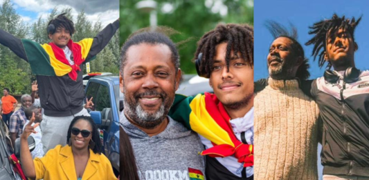 InkIt CEO Franklin Peters and his son, Quincy, successfully complete a remarkable 10,000 km journey from Accra to London. The incredible photo was documented by 📸 Jean Landre from the UK (middle photo) and Wanderlust Ghana.